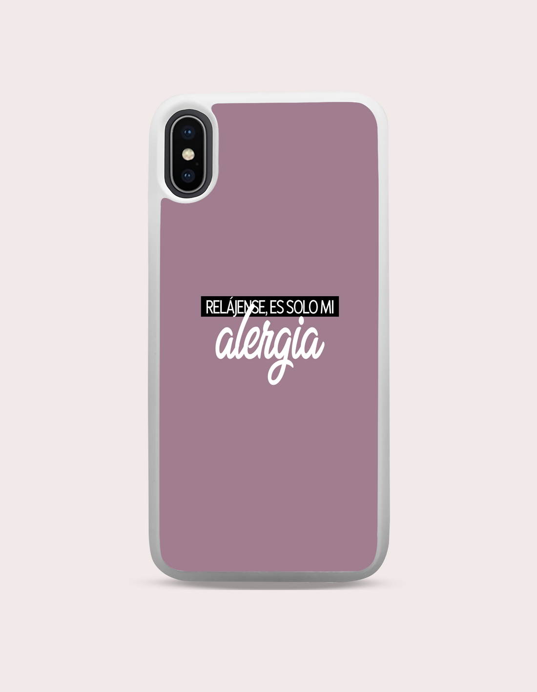 Case Relájense es mi alergia - Malva