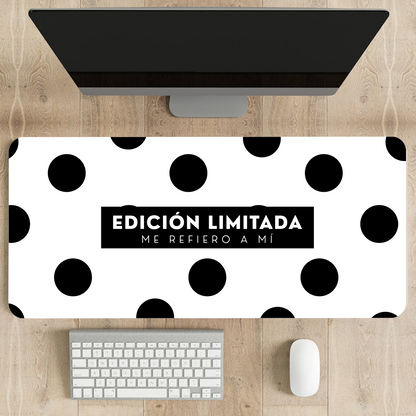 Mousepad ExtraLarge Edición Limitada Polka Black&amp;White