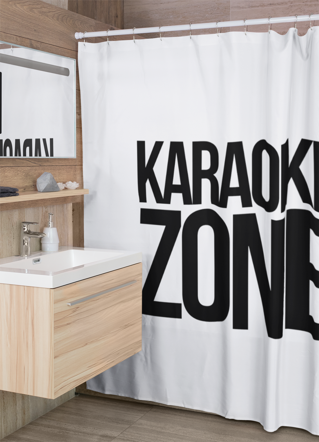 Cortina de Baño: Karaoke Zone
