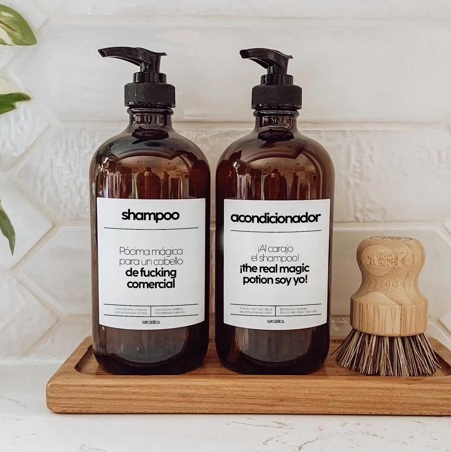 Pack Dispensadores [Shampoo + Acondicionador]