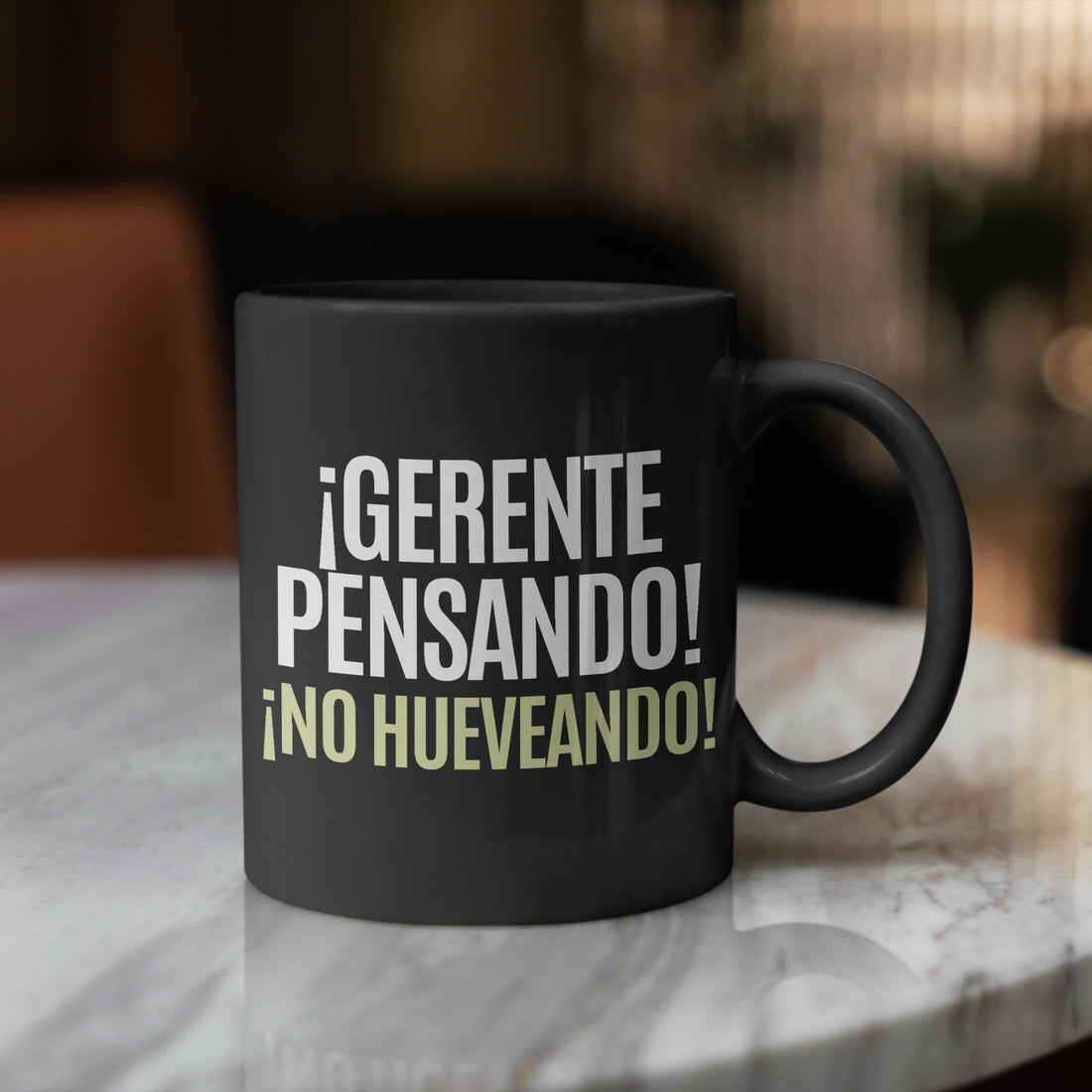 Taza Trabajo ¡Gerente pensando! ¡No hueveando!