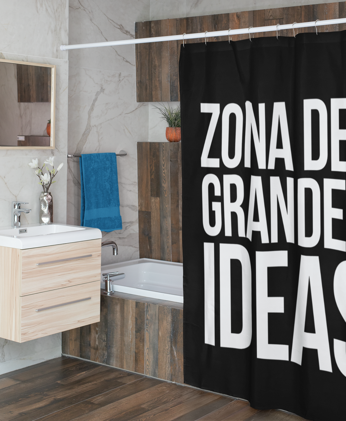 Cortina de Baño: Zona de grandes ideas