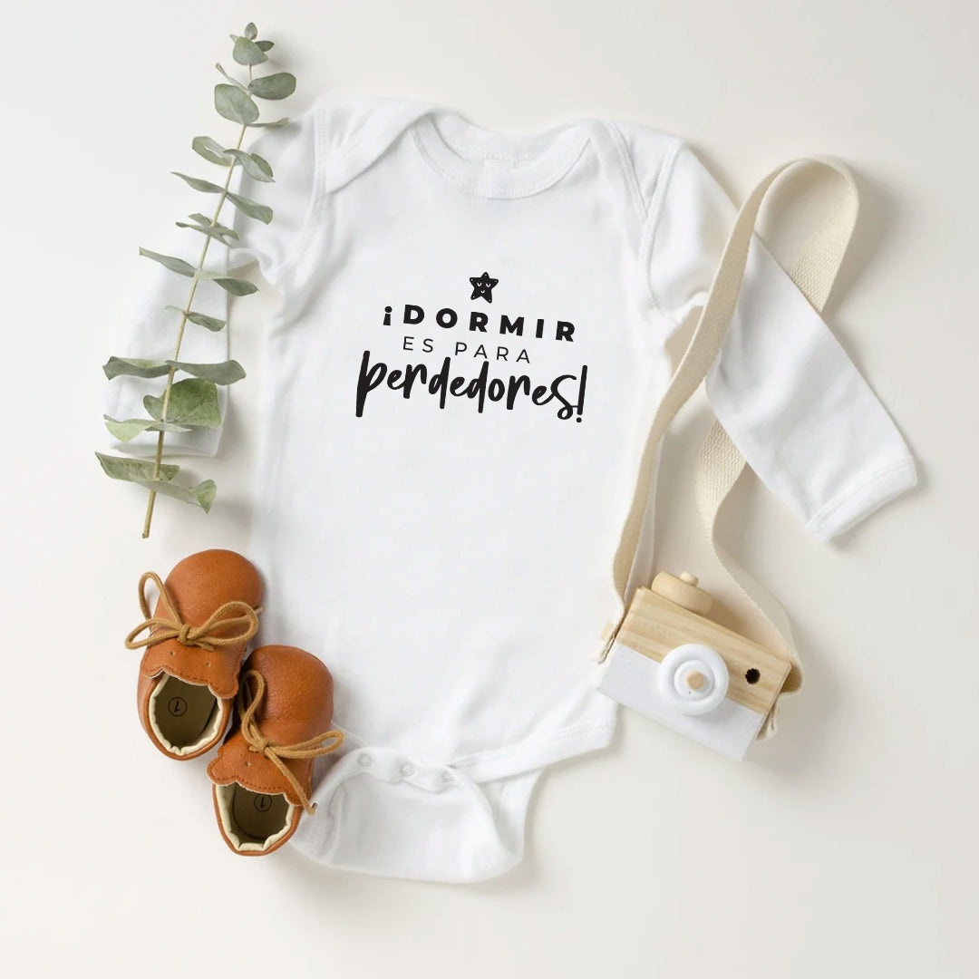 Body para Bebé ¡Dormir es para perdedores!