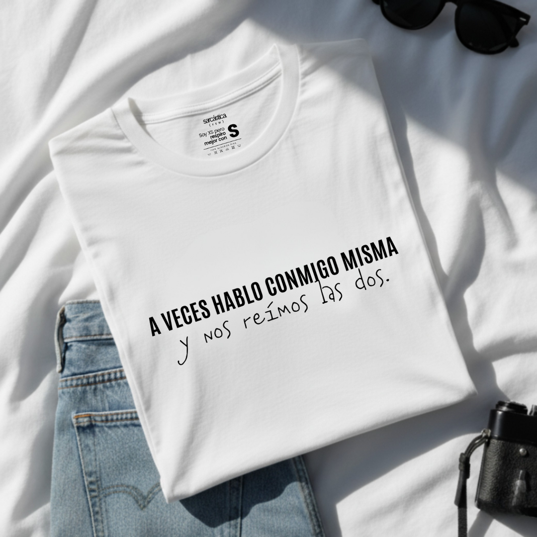 Polo Mujer A veces hablo conmigo misma