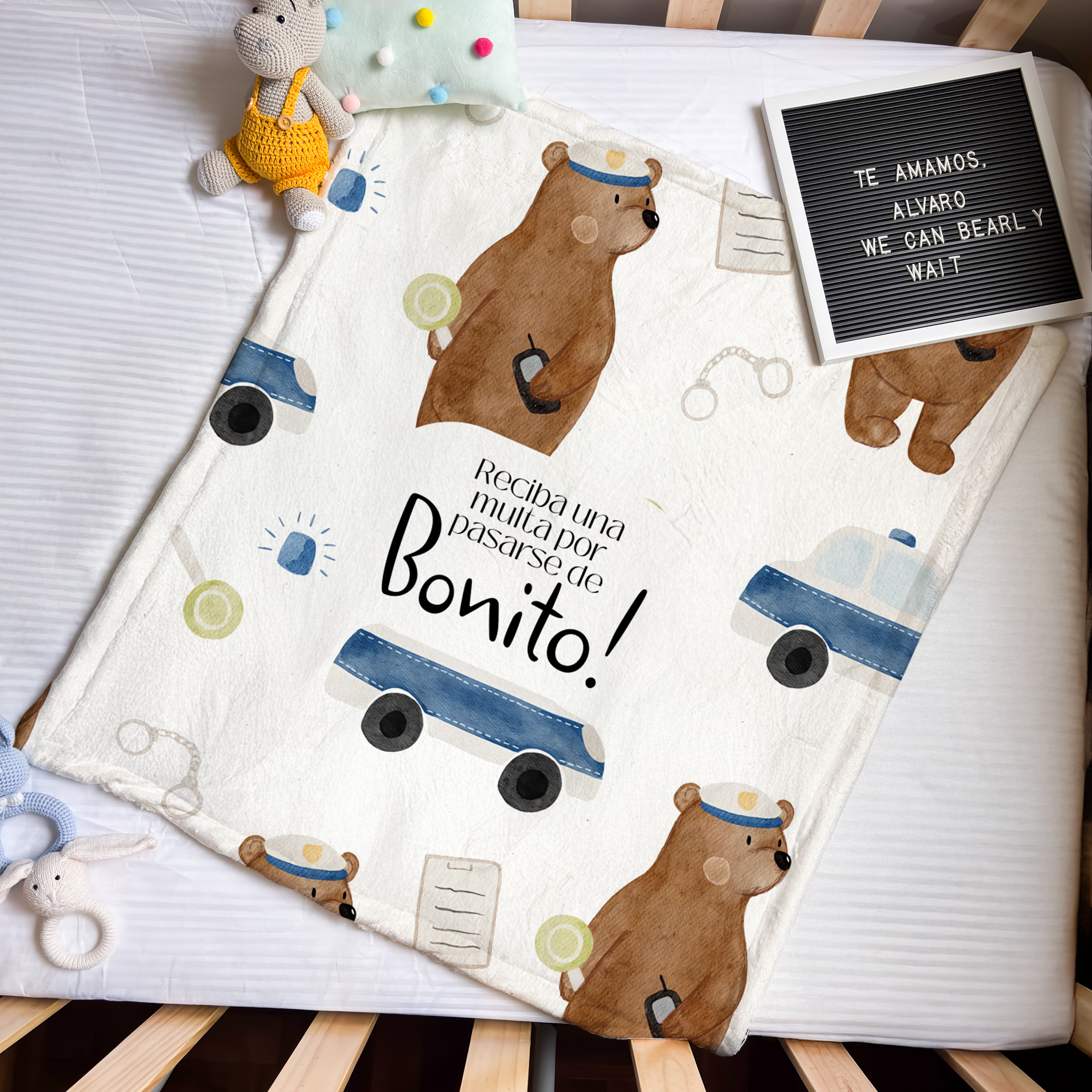 Manta de Bebé - Multa por pasarse de BONITO!