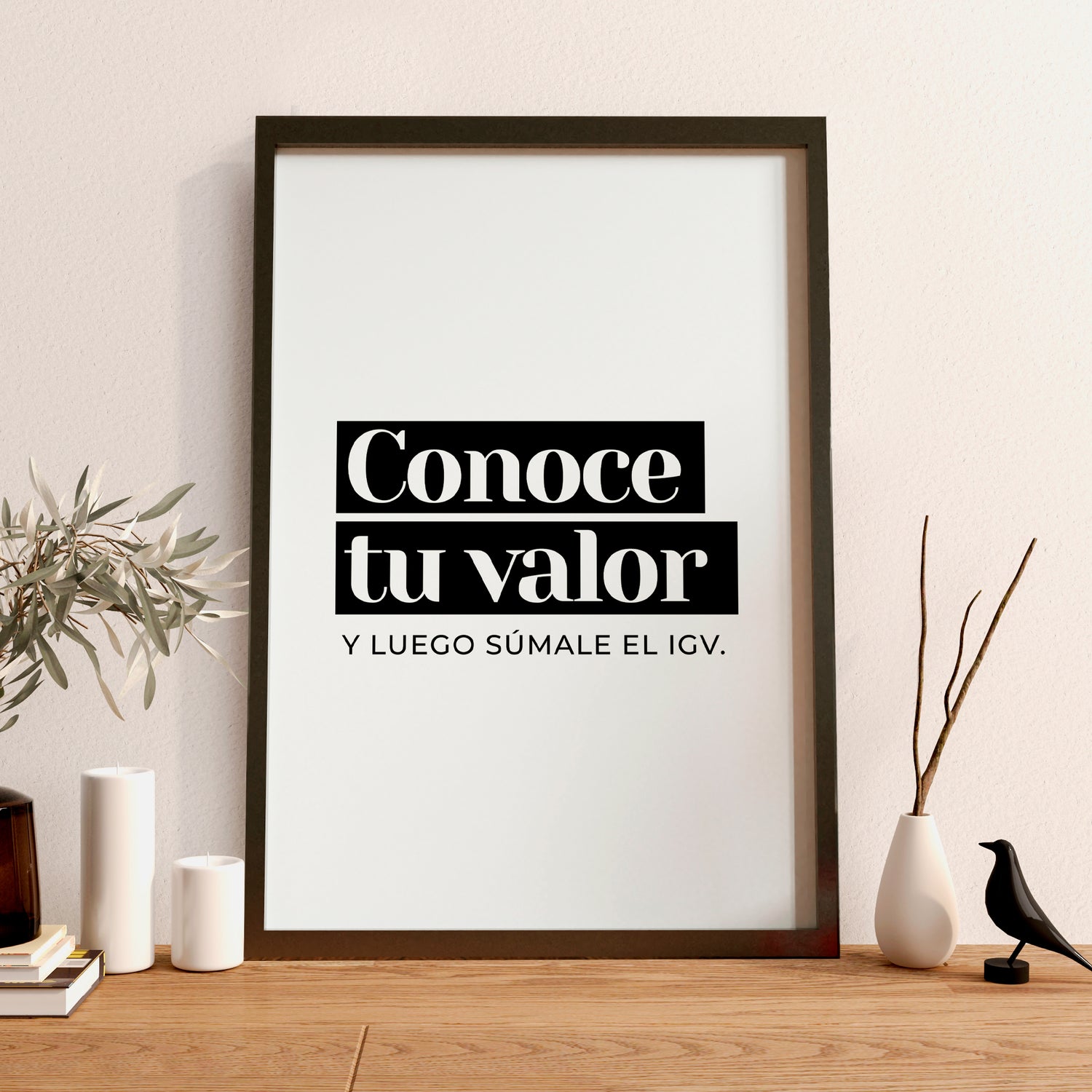 Cuadro Conoce tu valor