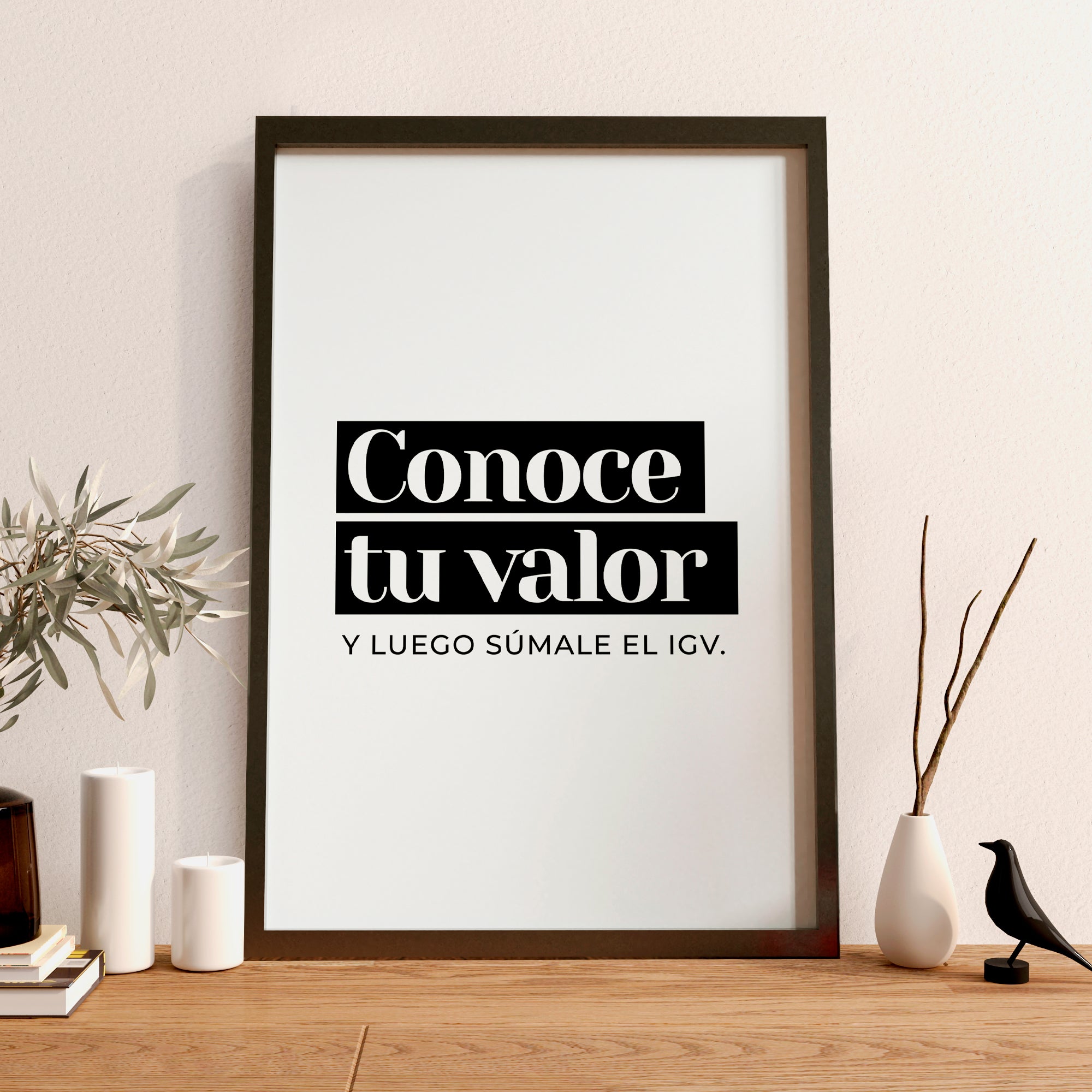 Cuadro Conoce tu valor