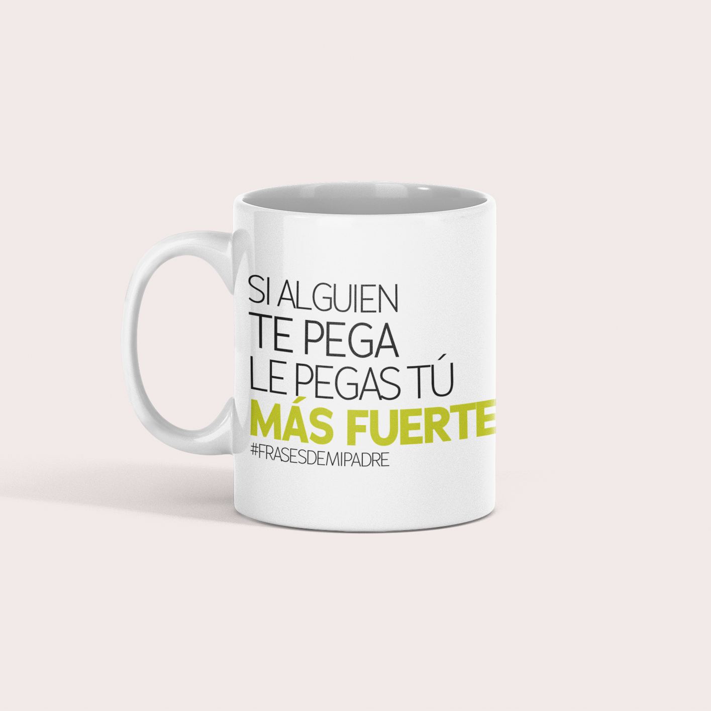 Taza Si alguien te pega...