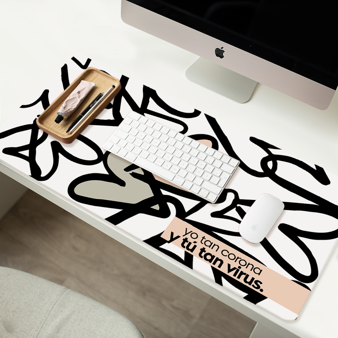 Mousepad ExtraLarge Yo tan corona y tú tan virus