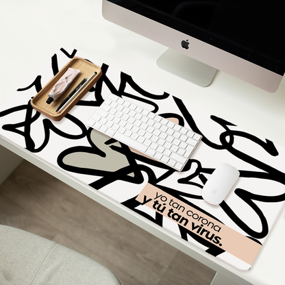 Mousepad ExtraLarge Yo tan corona y tú tan virus