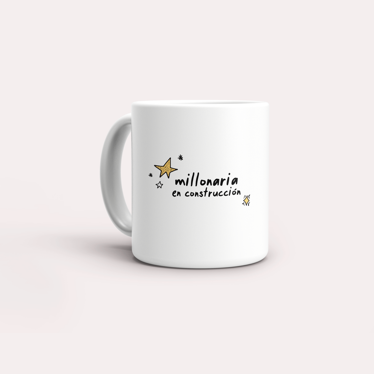 Taza Blanca Millonaria en Construcción