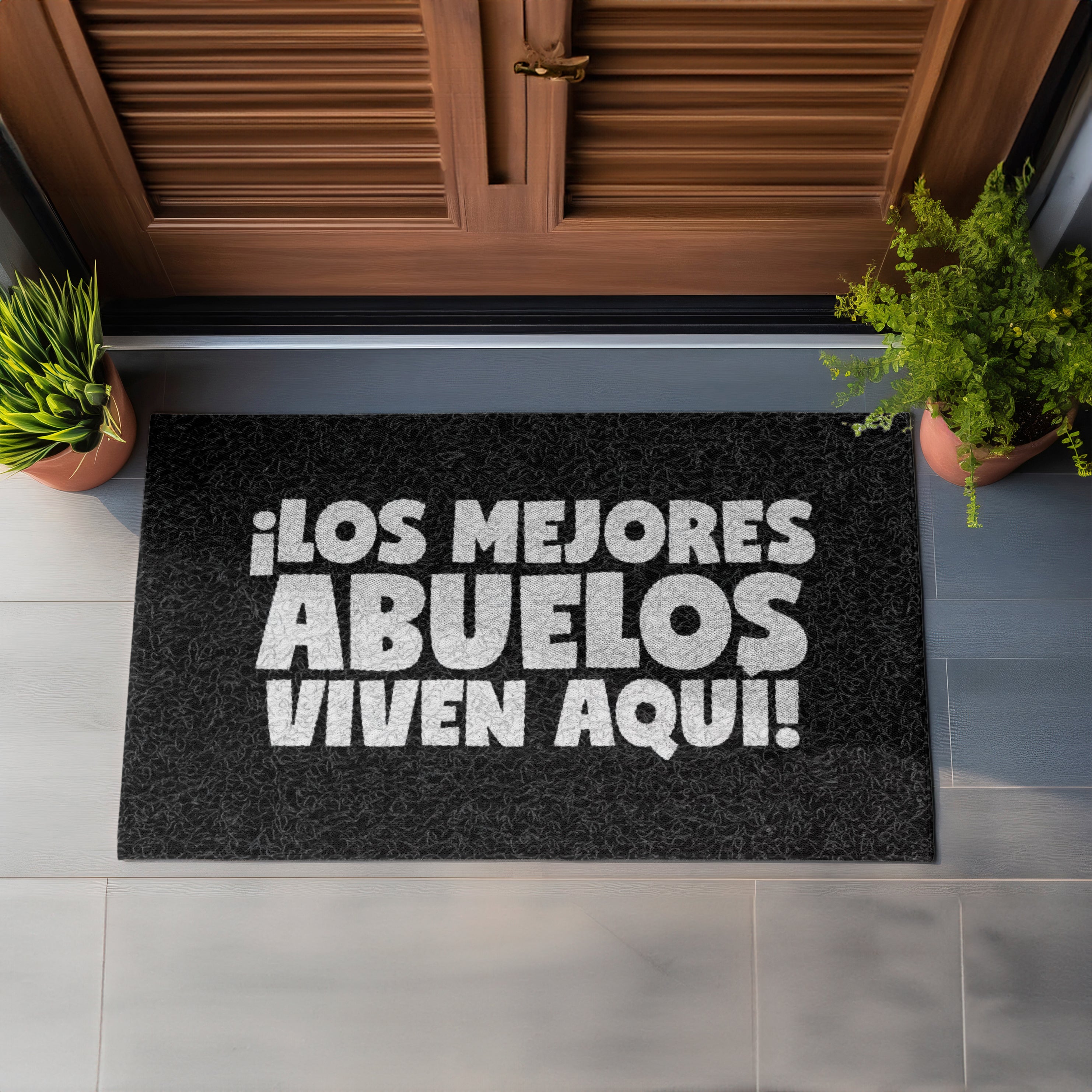Felpudo ¡Los mejores abuelos viven aquí!