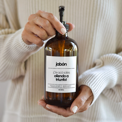 Dispensador [Jabón] - ¡De acá sales oliendo a triunfo!