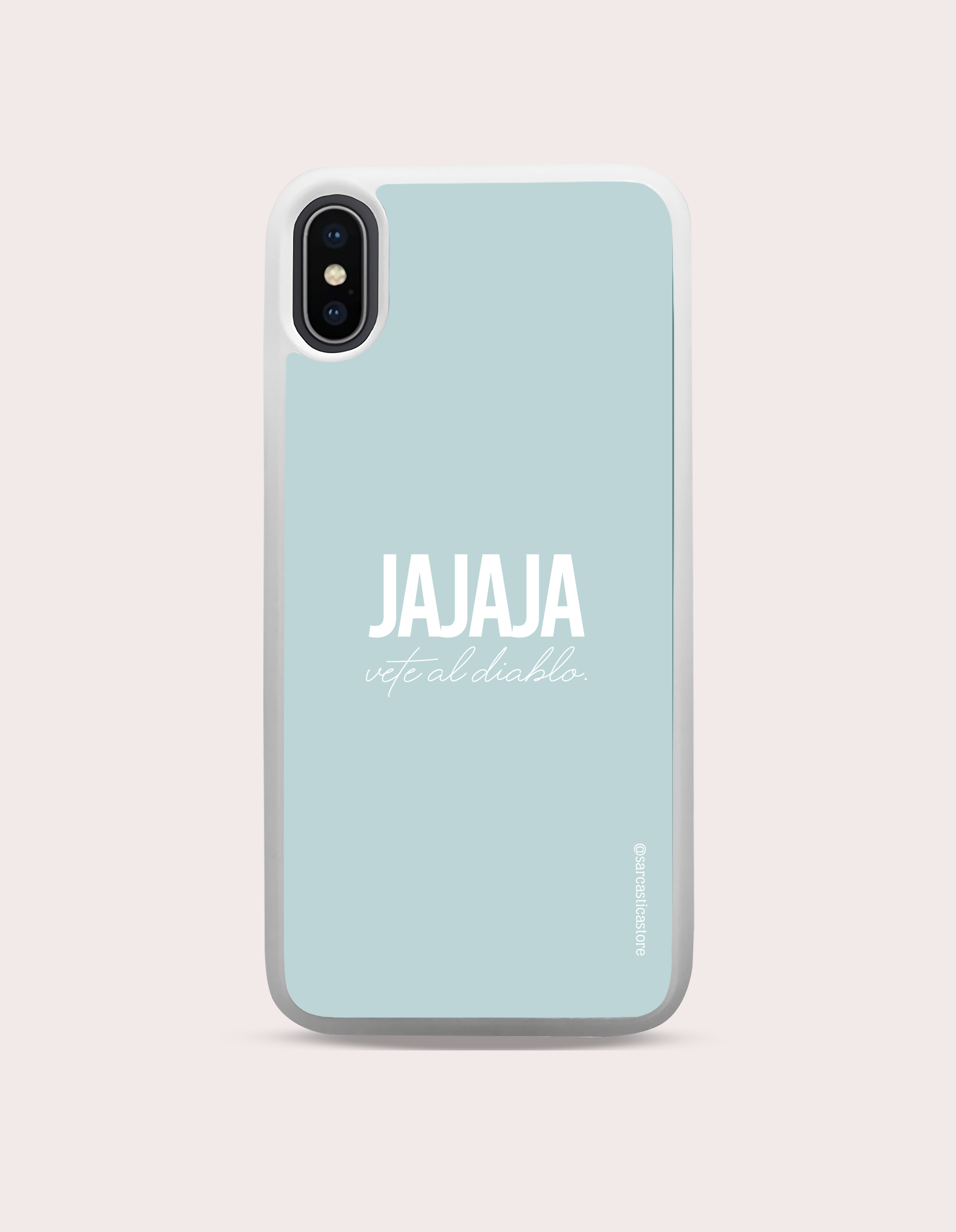 Case "Jajaja. Vete al diablo." - Verde Menta