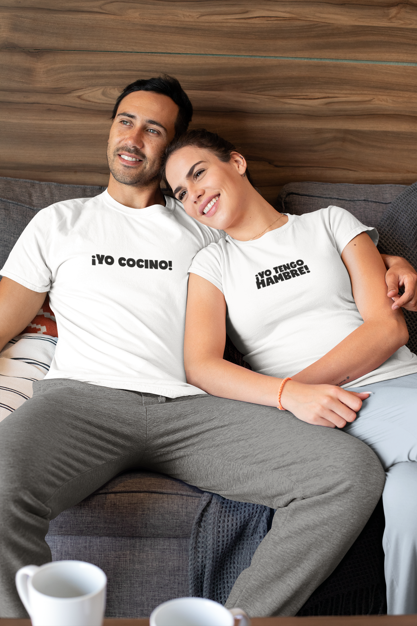 Polos Match pareja "Yo cocino - Yo tengo hambre"