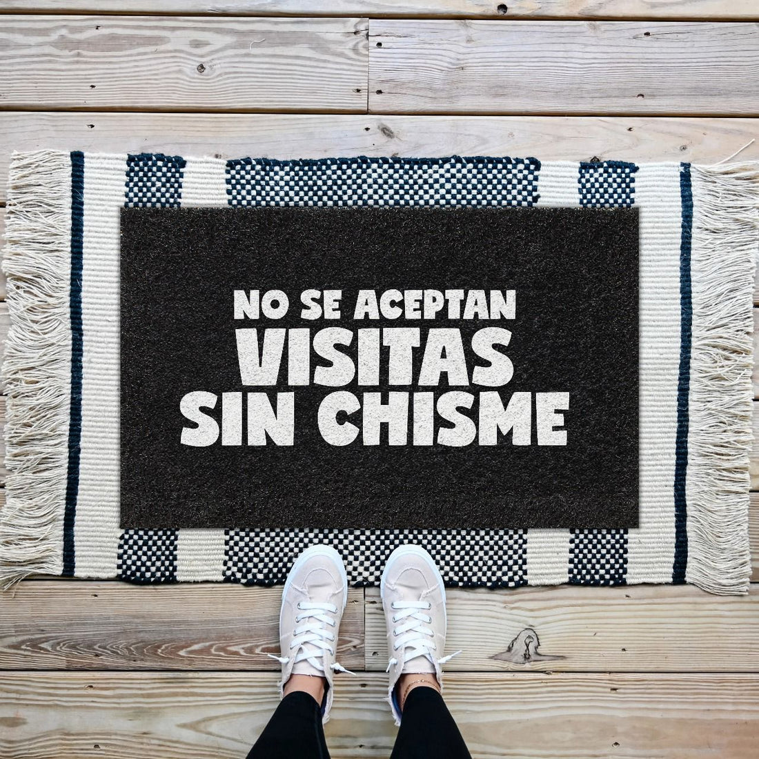 Felpudo No se aceptan visitas sin chisme