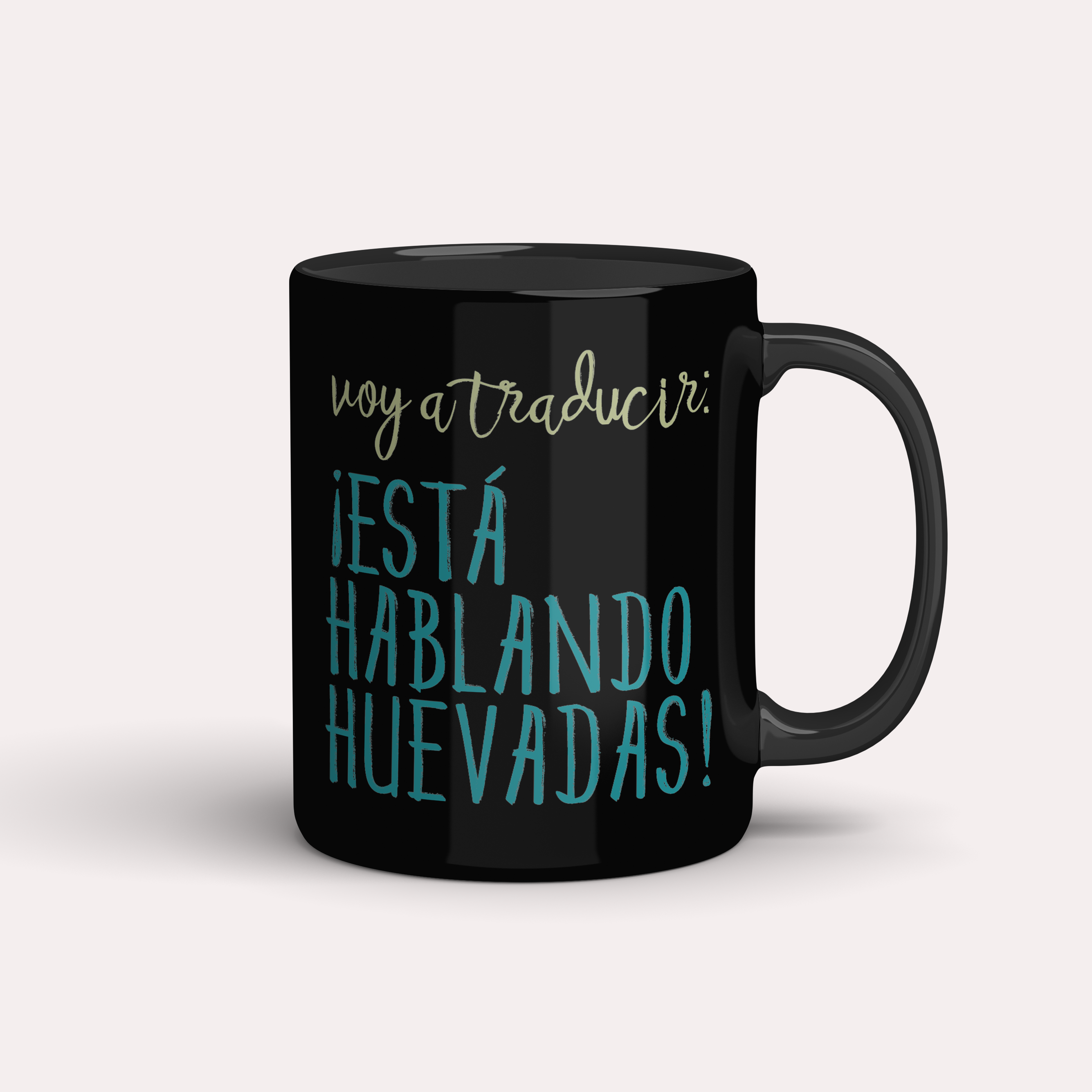 TazaTraductor/a Voy a traducir: ¡Está hablando huevadas!
