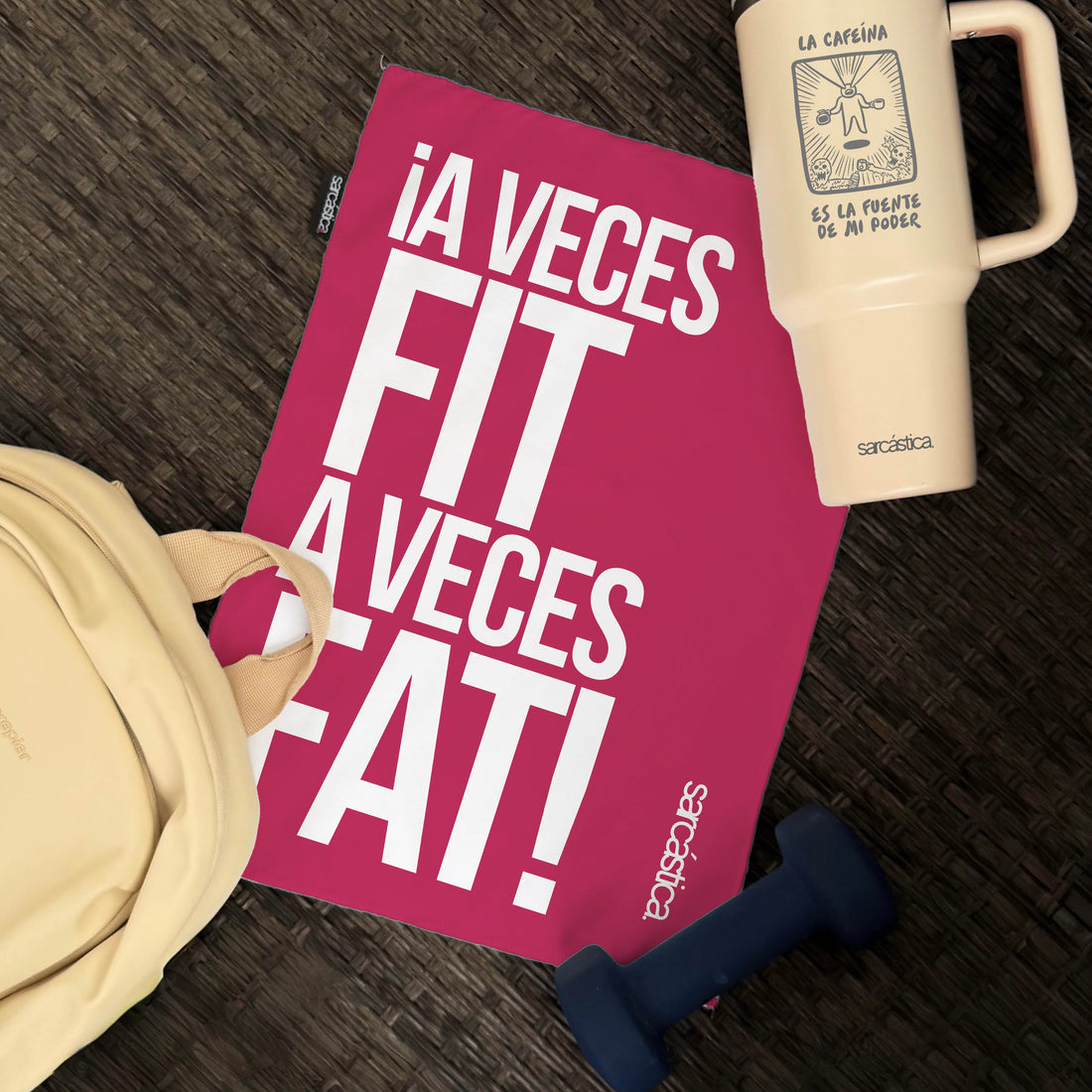 Toallita Deportiva A veces fit a veces fat!