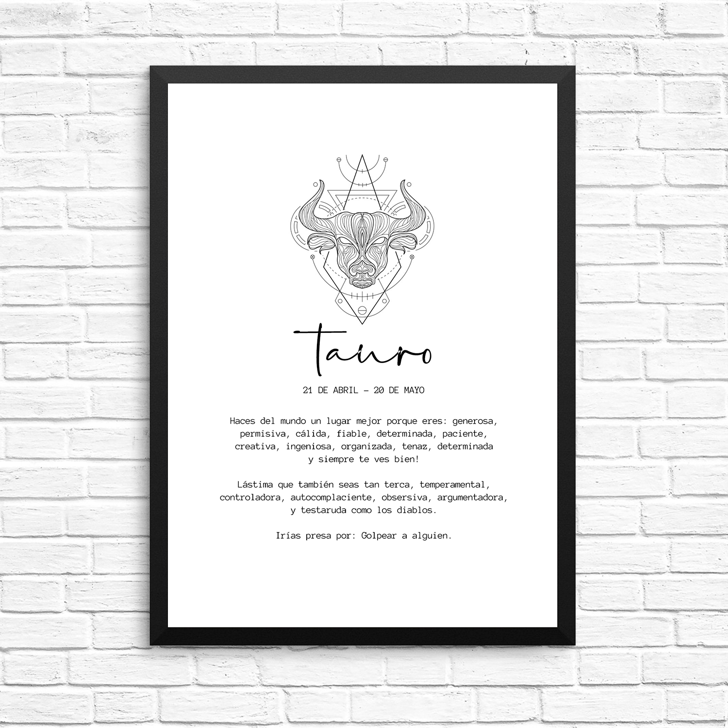 Cuadro Tauro
