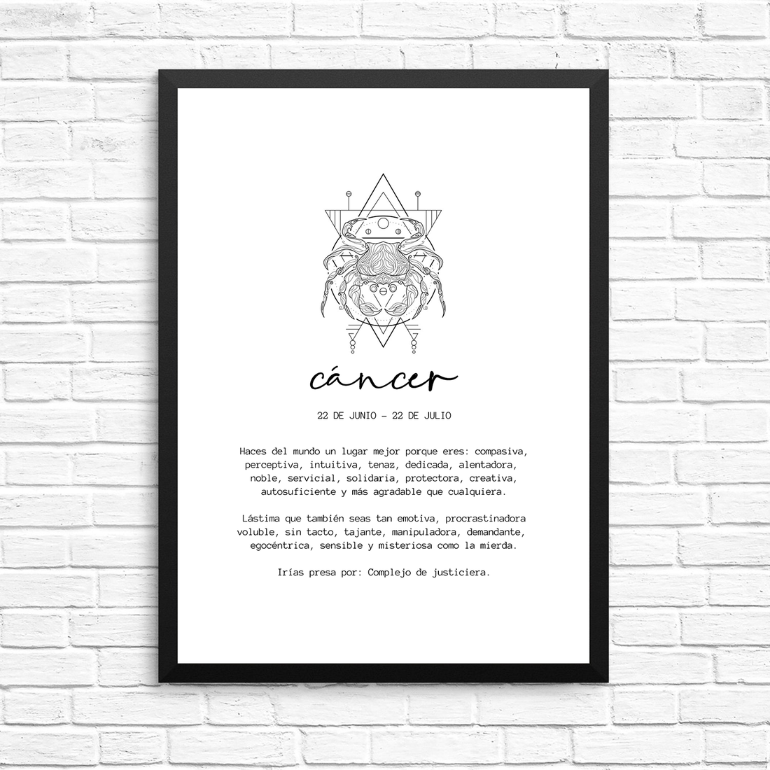 Cuadro Cáncer