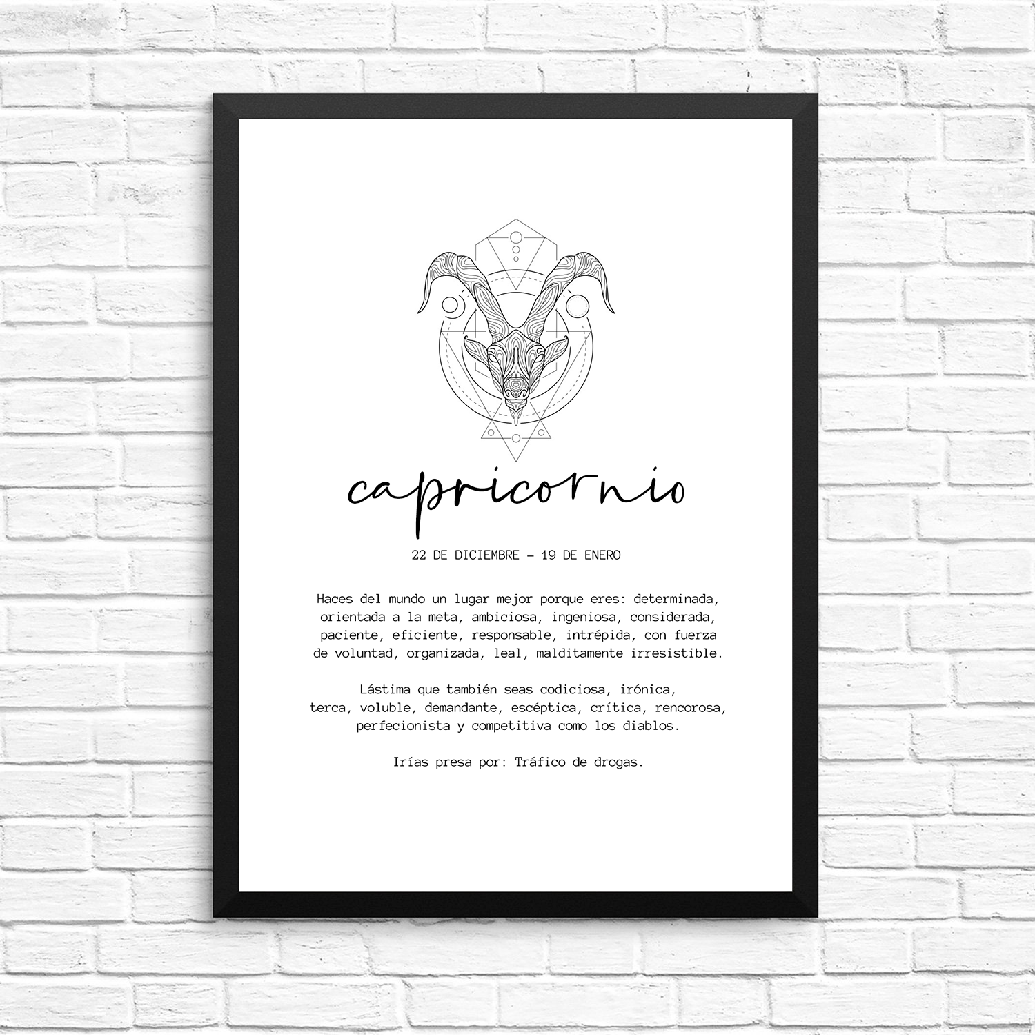 Cuadro Capricornio