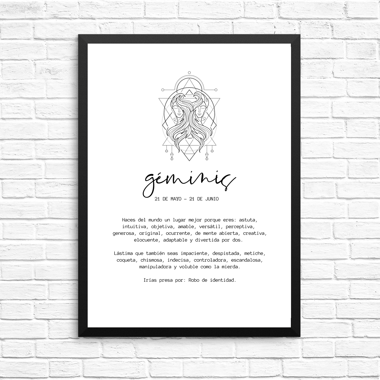 Cuadro Géminis