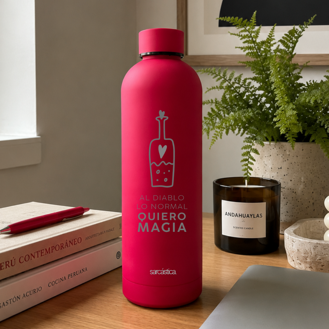 Botella Térmica Velvet: Al diablo lo normal quiero magia