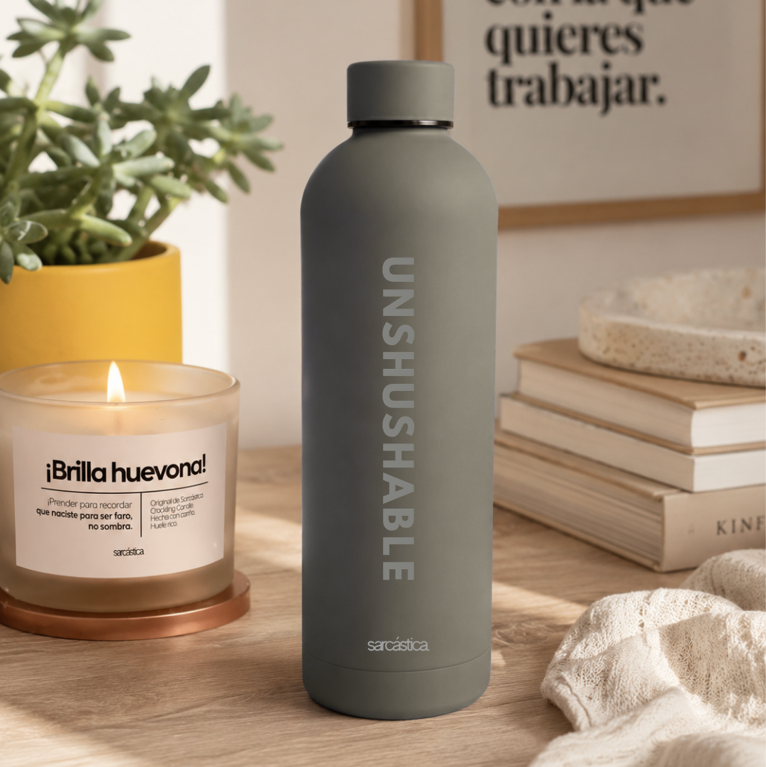 Botella Térmica Velvet: Unshushable