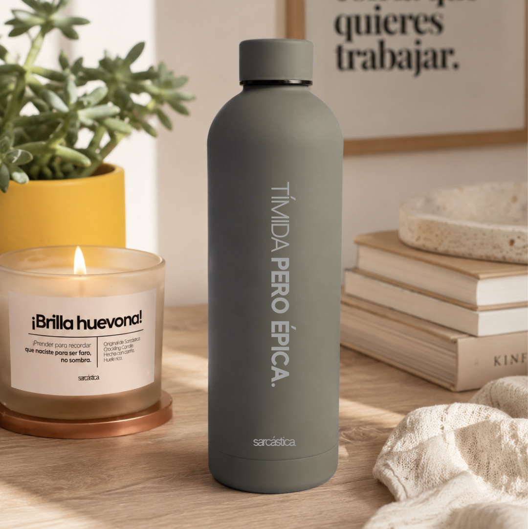 Botella Térmica Velvet: Tímida pero épica